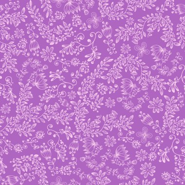 Bahar çiçek Dikişsiz desen vektör