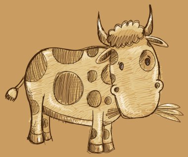 inek kroki çizim çizim sanat doodle