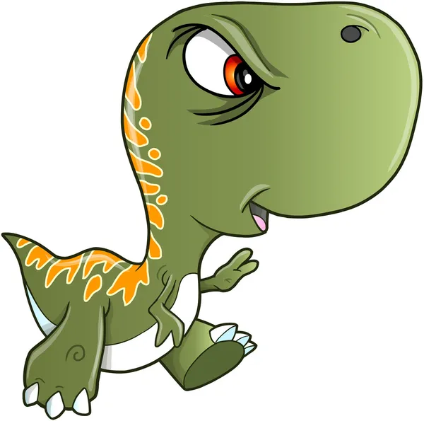 Taai vervelende tyrannosaurus rex dinosaur vectorillustratie — Stockvector