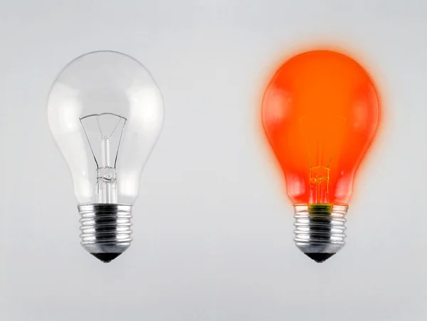 Red Light Bulb — Stock Photo, Image