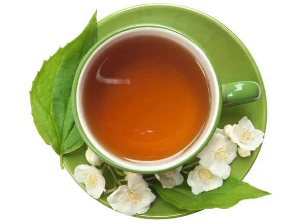 Cup of jasmin tea — Stock Photo, Image