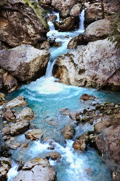 Waterfall in the forest — Stock Image Waterfall in the forest Royalty Free Stock Photos