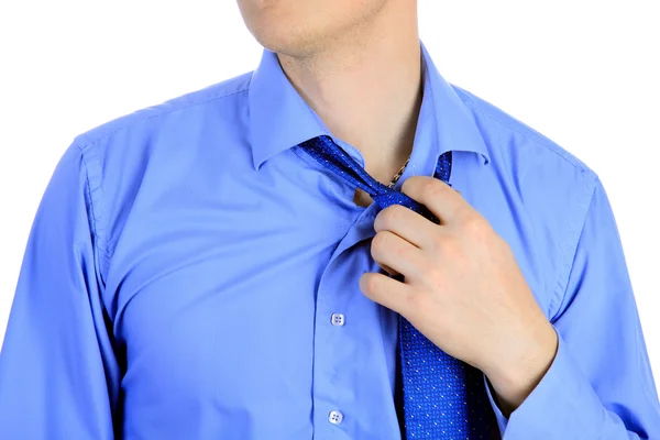 Togliersi una cravatta — Foto Stock