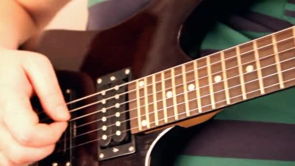 Elektro gitar — Stok video