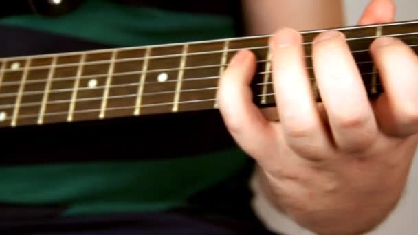 Guitarra elétrica — Vídeo de Stock