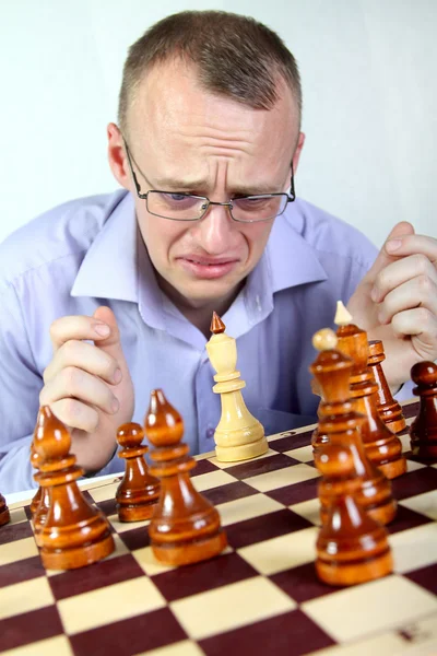 Playing chess — Stock Photo, Image