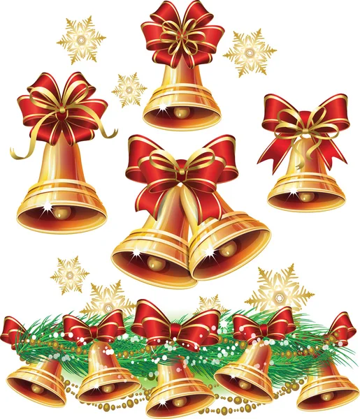 Christmas dzwon — Wektor stockowy