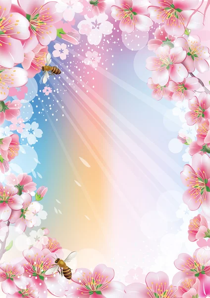 Spring background — Stock Vector