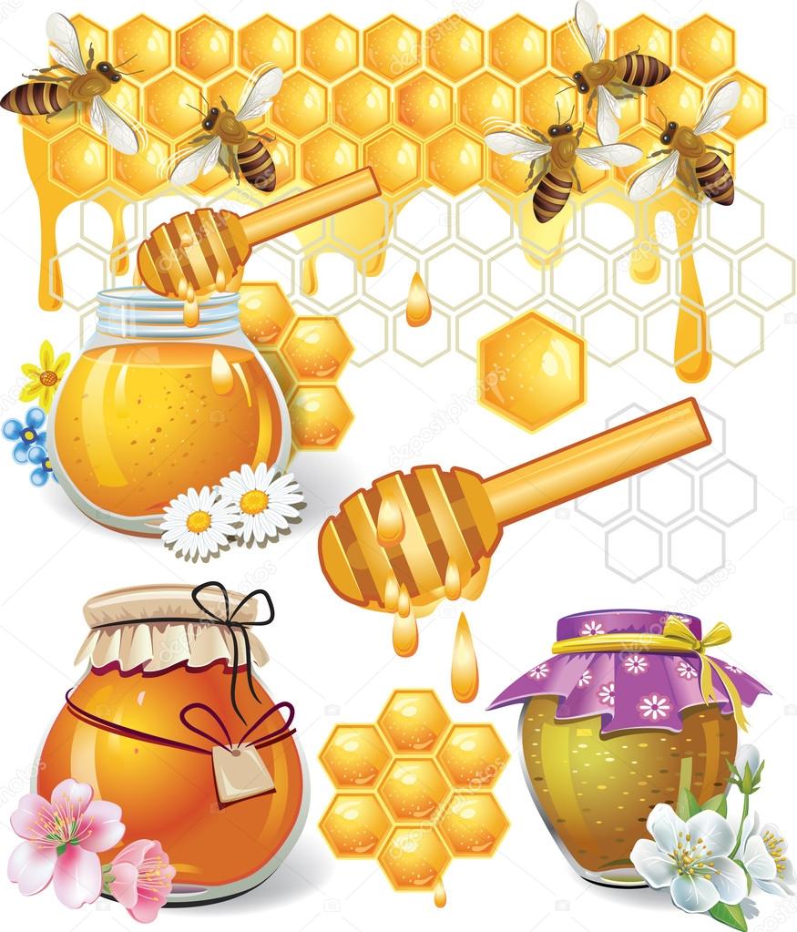 Set of honey