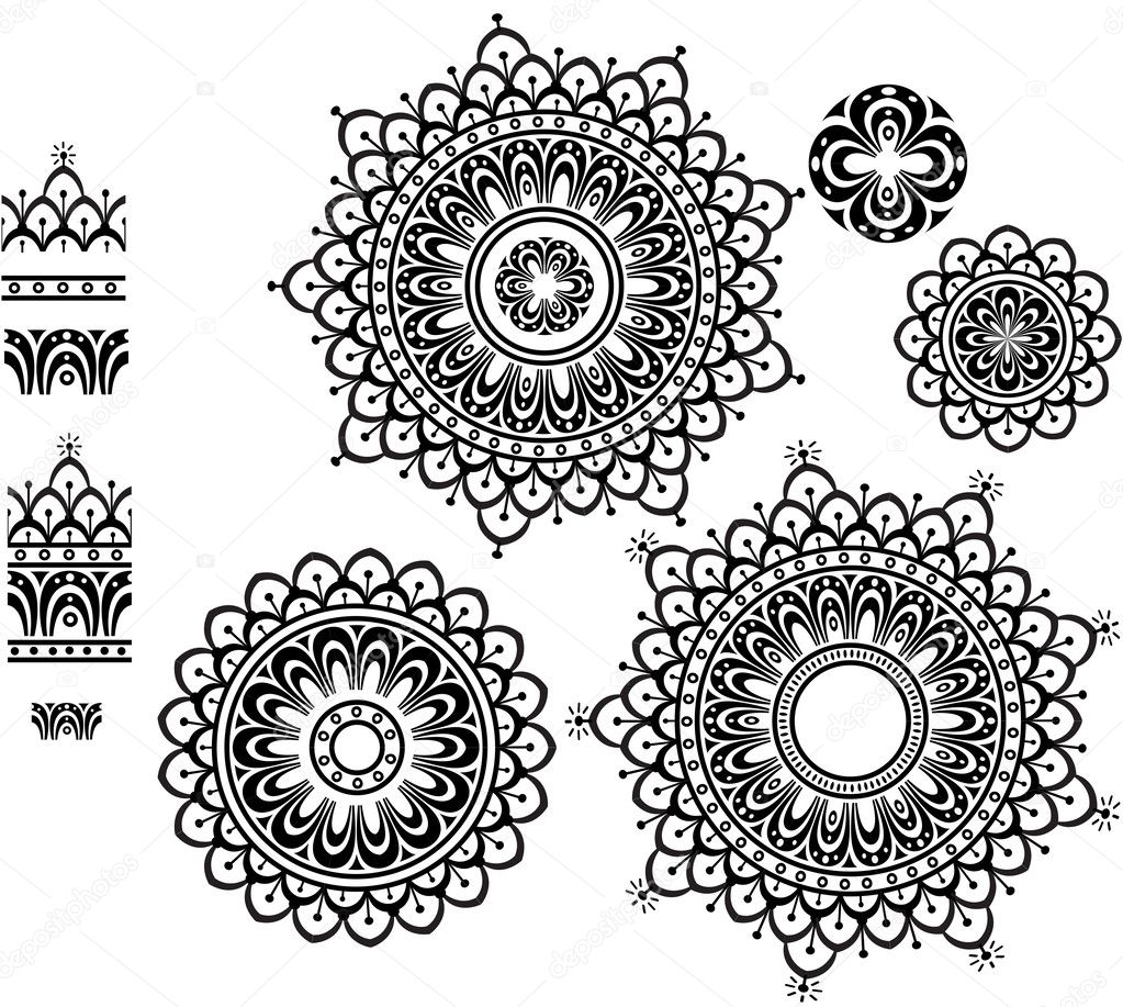 Ornament Pattern with pattern brash
