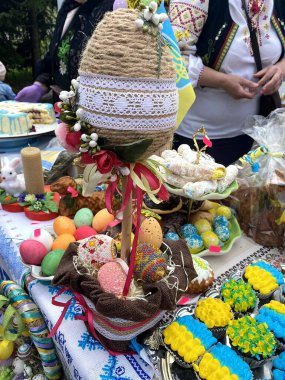 DIV ev dekorasyonlu geleneksel Ukrayna tatili