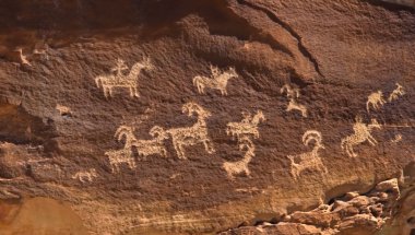 Petroglyph canyonlands Milli Parkı 