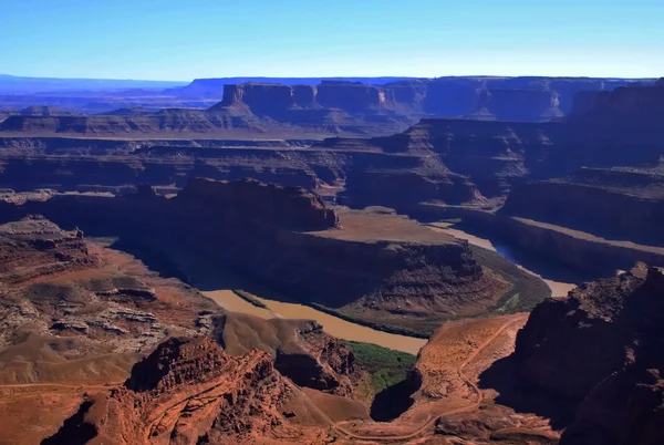 Rode woestijn, canyonlands national park, utah, Verenigde Staten — Stockfoto