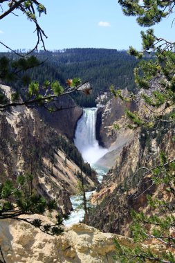 Kanyon renk alt yellowstone ile düşüyor