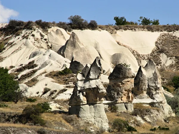 Felsformation in Kappadokien, Türkei — Stockfoto