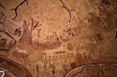 El Bagawat mezarlığı, Kharga Oasis, Mısır