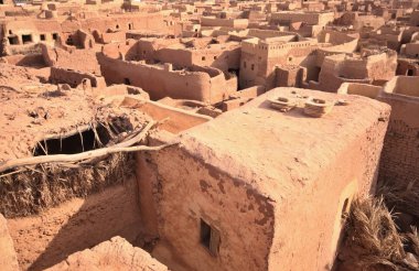çöl şehri Mut Dakhla oasis Mısır'ın