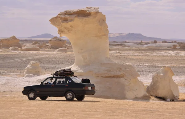kireç taşı oluşumu kayalar Batı beyaz çöl, farafra, Mısır