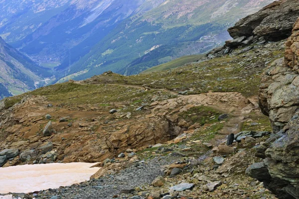 Vista de los Alpes suizos — Foto de Stock