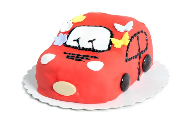 Ciasto samochód — Zdjęcie stockowe