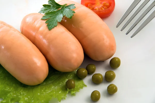 Small sausages — Stock Photo, Image
