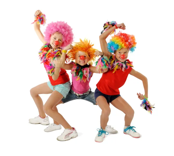 Funny clowns — Stock Photo, Image