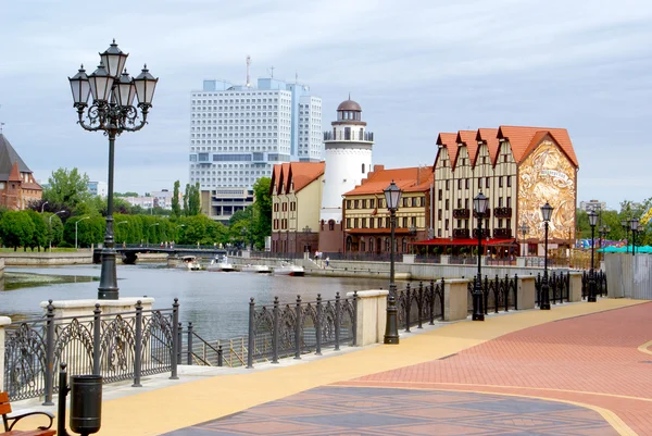 Kaliningrad. koenigsberg. Obec rybí — Stock fotografie