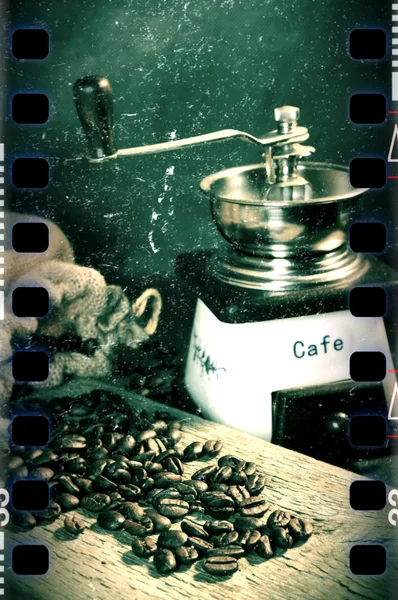 Vintage kaffe scen — Stockfoto