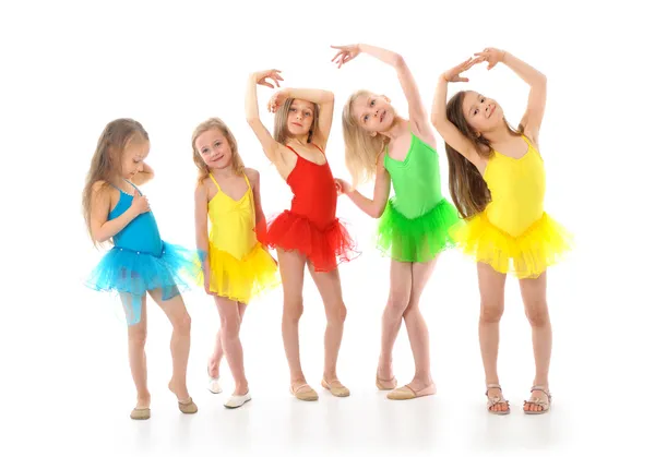 Little funny ballet dancers — Stock Photo, Image