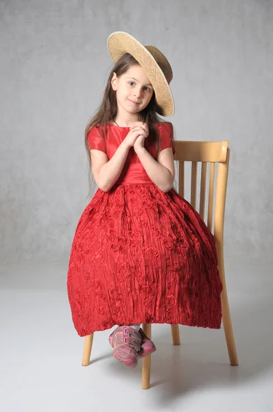 Portrait of little girl — Stock Photo, Image