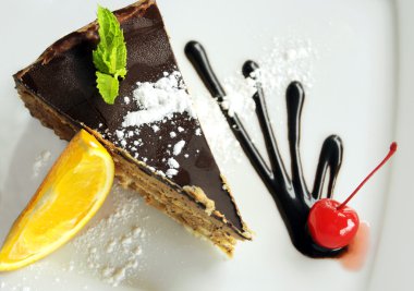 güzel tatlı kiraz ile