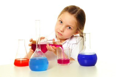 Fen Bilgisi dersinde kız