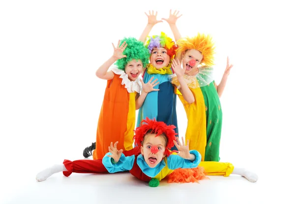 Funny clowns — Stock Photo, Image