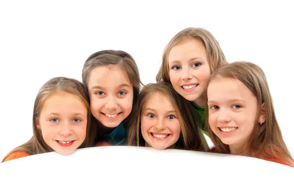 Group of happy children — Stock Photo, Image