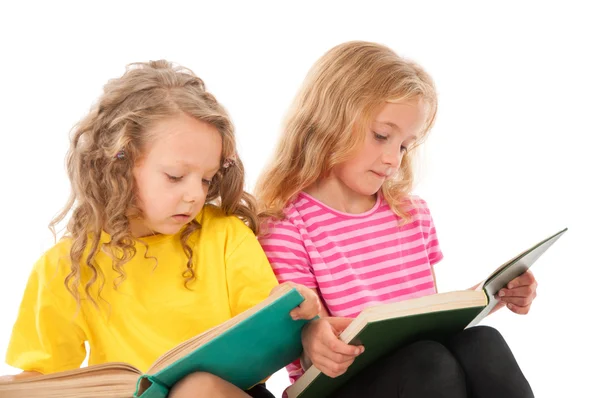 Niños leyendo libros Imagen de archivo