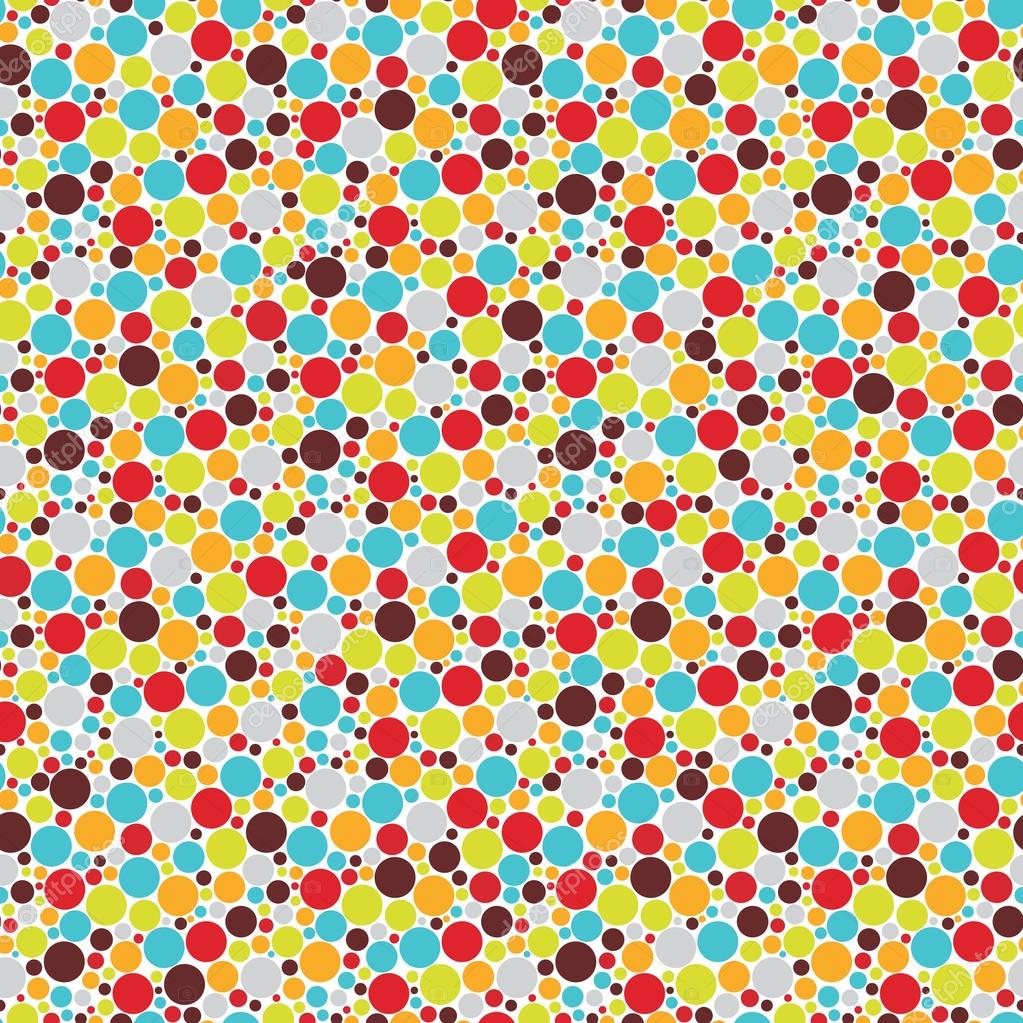 Seamless pattern with cool dots.
