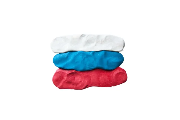 Vlag van Rusland. — Stockfoto