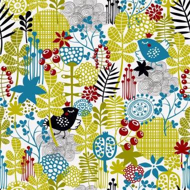 gece doğa ile Seamless Modeli.