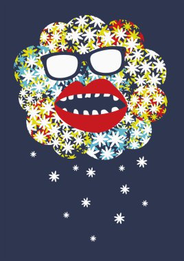 canavar gökyüzünde.