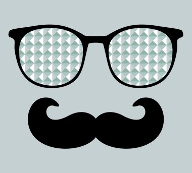 yansıma için yenilikçi Retro güneş gözlüğü.