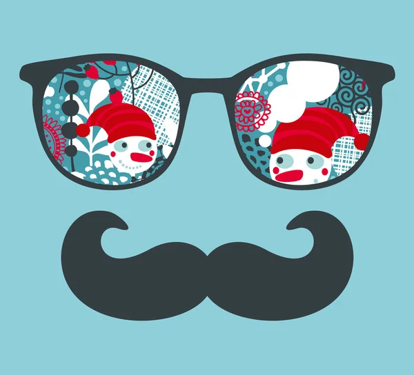 yansıma için yenilikçi Retro güneş gözlüğü.