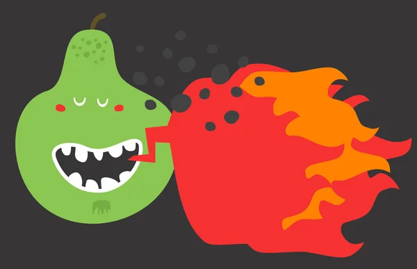 Fruta loca . — Vector de stock