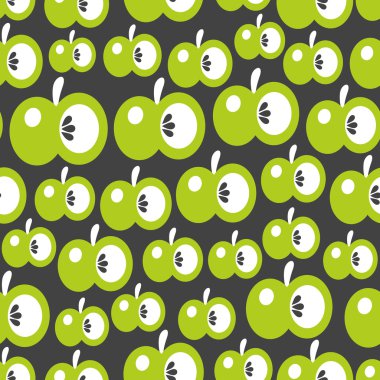 Yeşil elma sorunsuz doku.