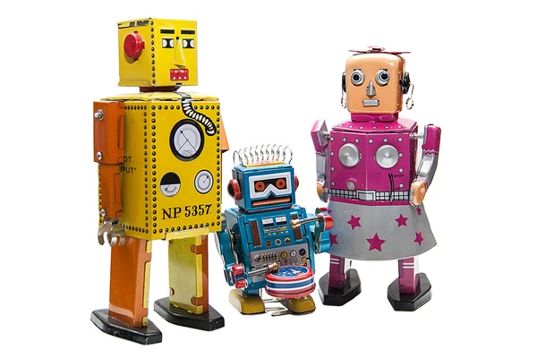 Robot family. — Stock Photo, Image