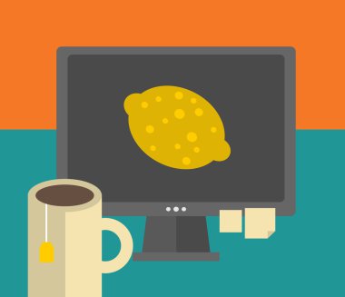 bilgisayar ekranında tablo.