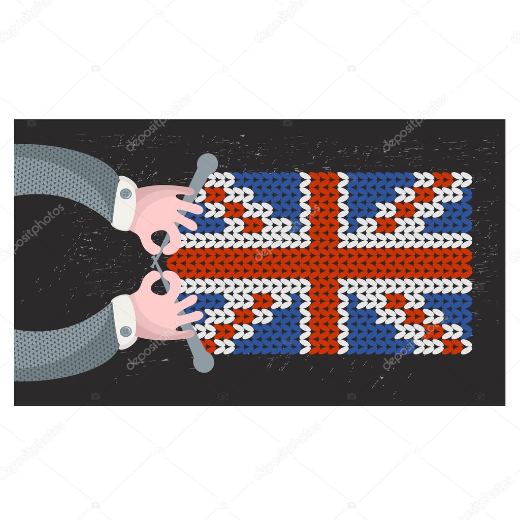 Hand made British flag.