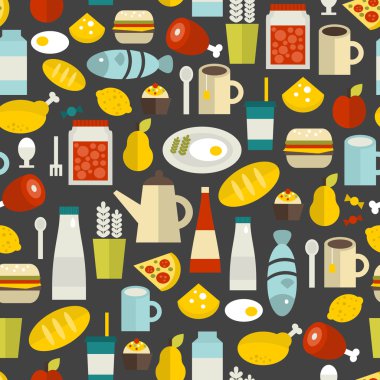 Farklı yiyecek ve içeceklerle kusursuz bir düzen..