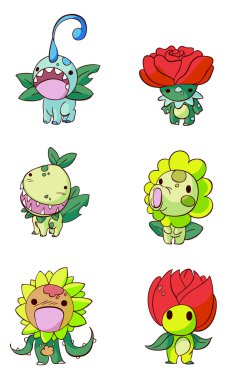 bitki fantastik hayvanlar