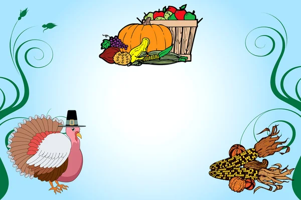 Thanksgiving Background 2 — Stock Vector