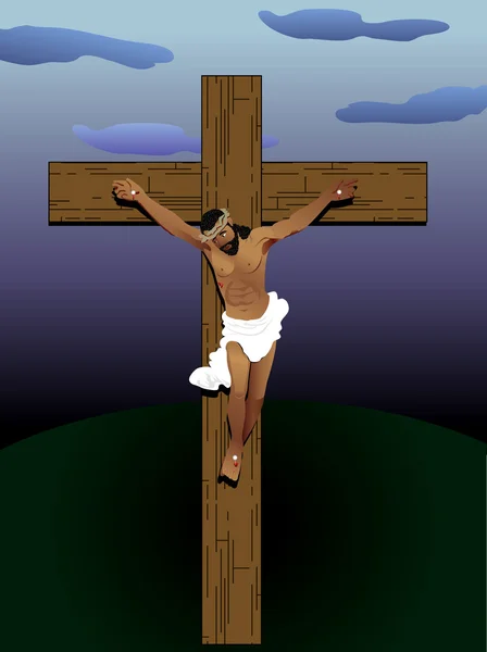 Jesus am Kreuz — Stockfoto